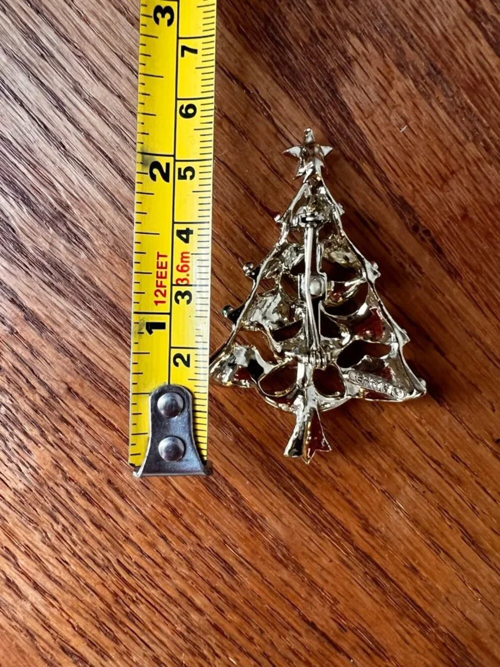 Vintage Gerry's Christmas tree brooch pin